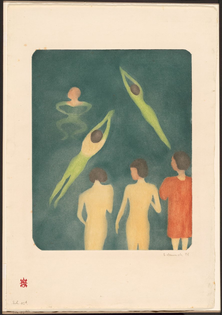 Chlapci koupání od Edvard Munch