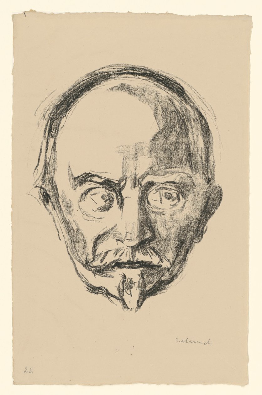 Christian Sinding od Edvard Munch