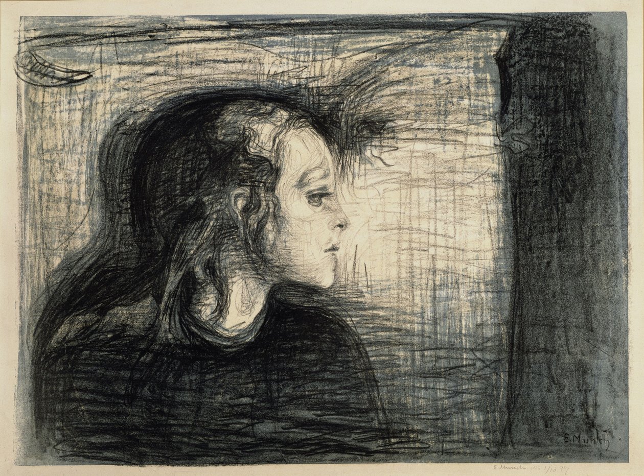 Nemocné dítě I od Edvard Munch