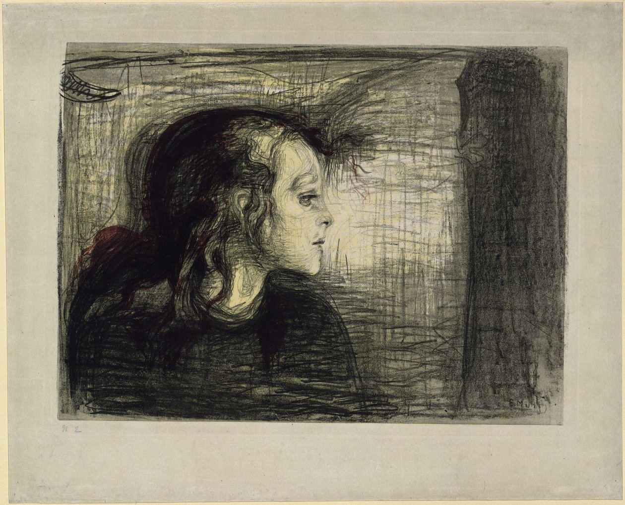 Nemocné dítě I od Edvard Munch