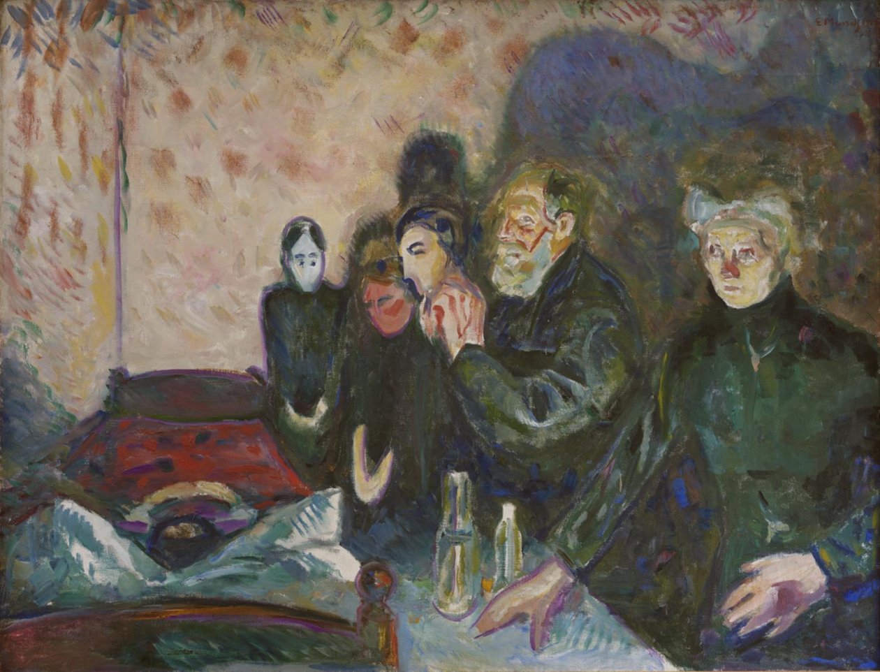 Boj se smrtí od Edvard Munch