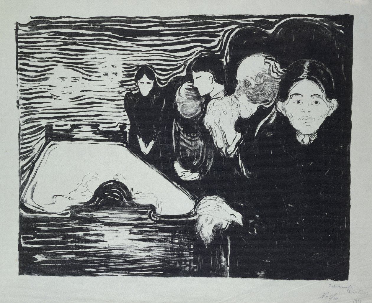 Agónie od Edvard Munch
