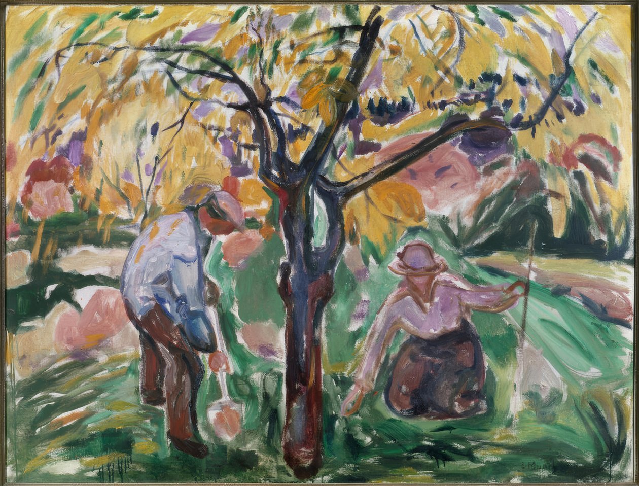 Jabloň od Edvard Munch
