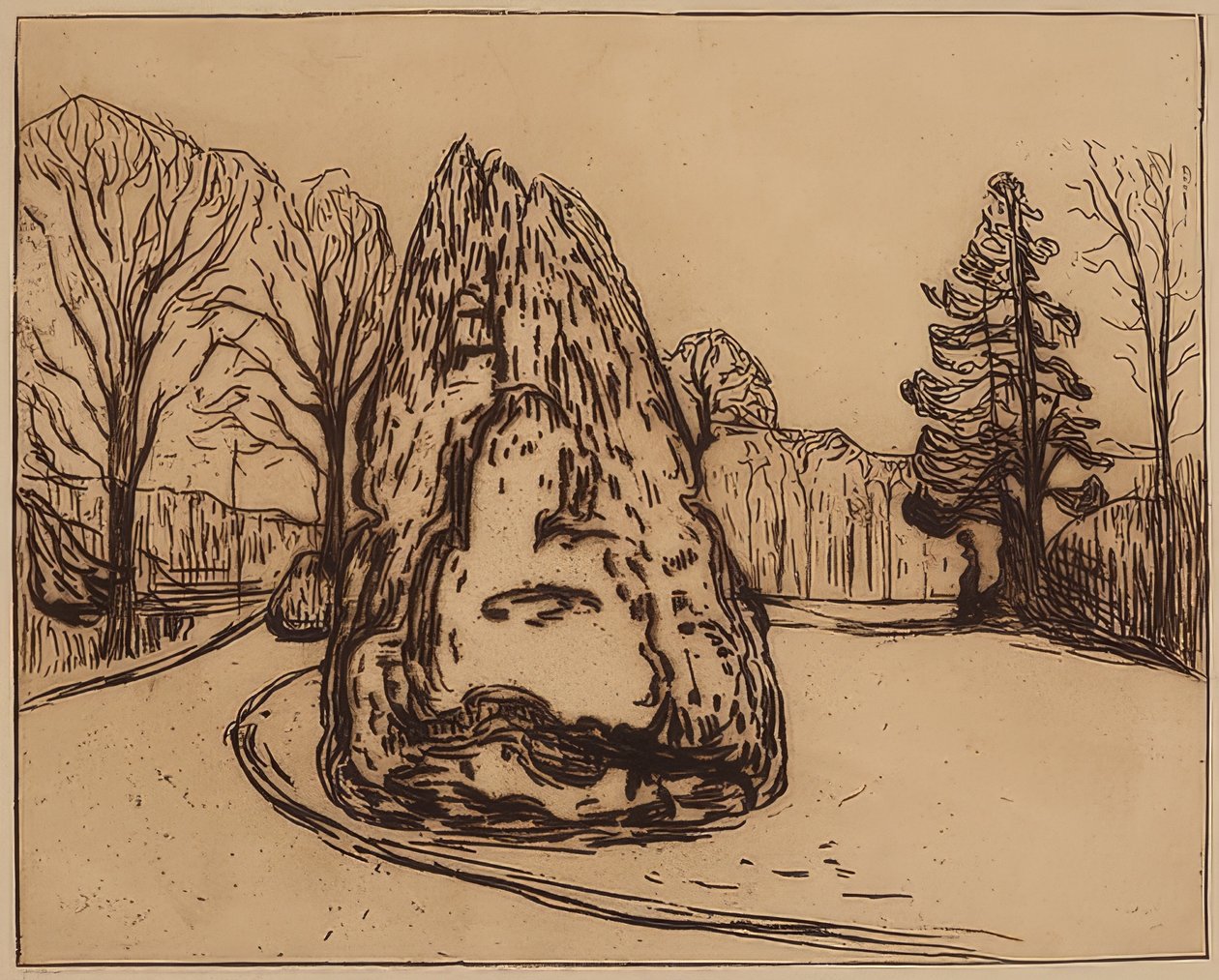 Zahrada. 1902 od Edvard Munch