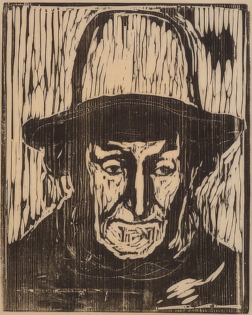 Starý rybář. 1897 od Edvard Munch