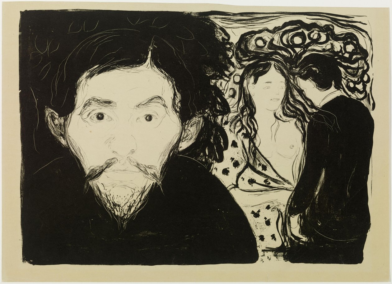 Žárlivost (malá) od Edvard Munch