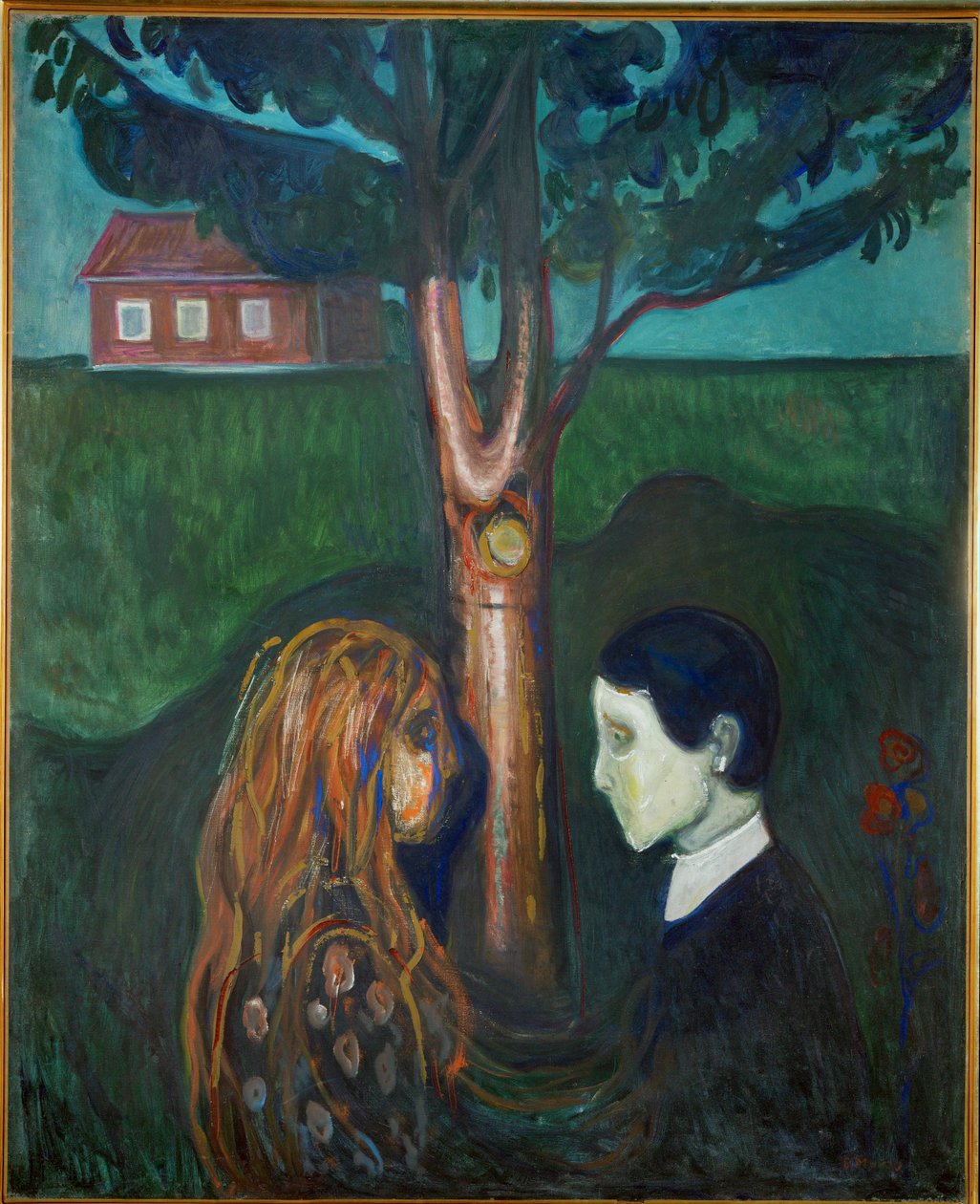 Oko v oku (olej na plátně) od Edvard Munch