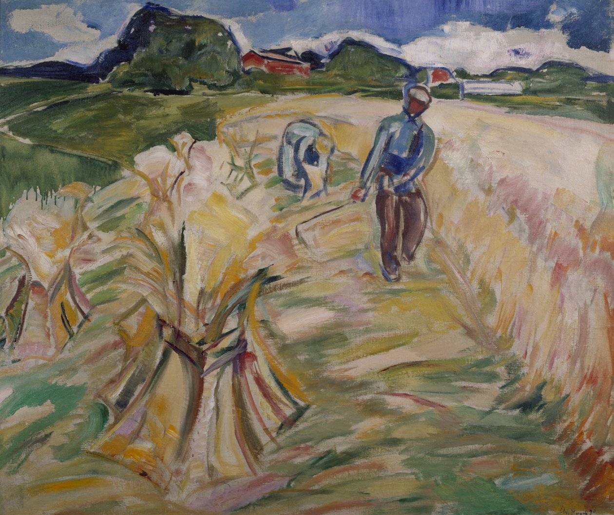 Růst půdy od Edvard Munch
