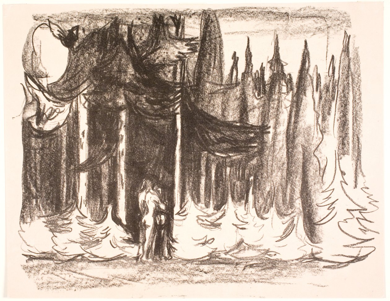 V lese od Edvard Munch