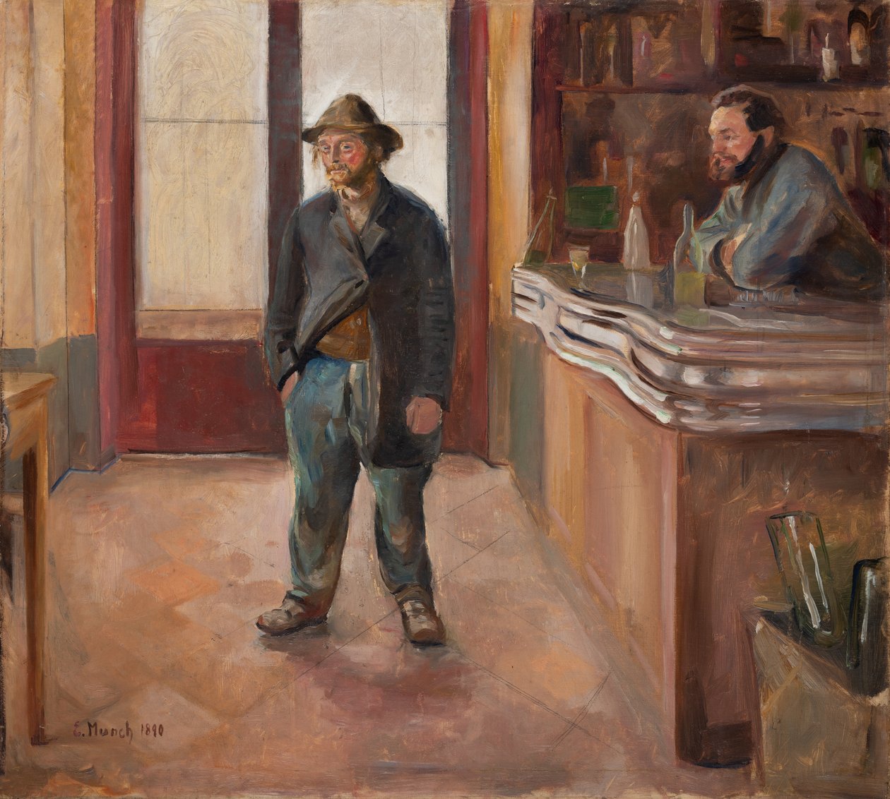 V taverně od Edvard Munch