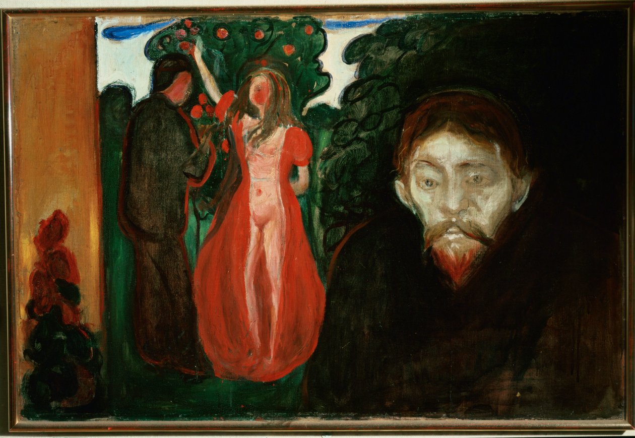 Žárlivost (malba na plátně) od Edvard Munch
