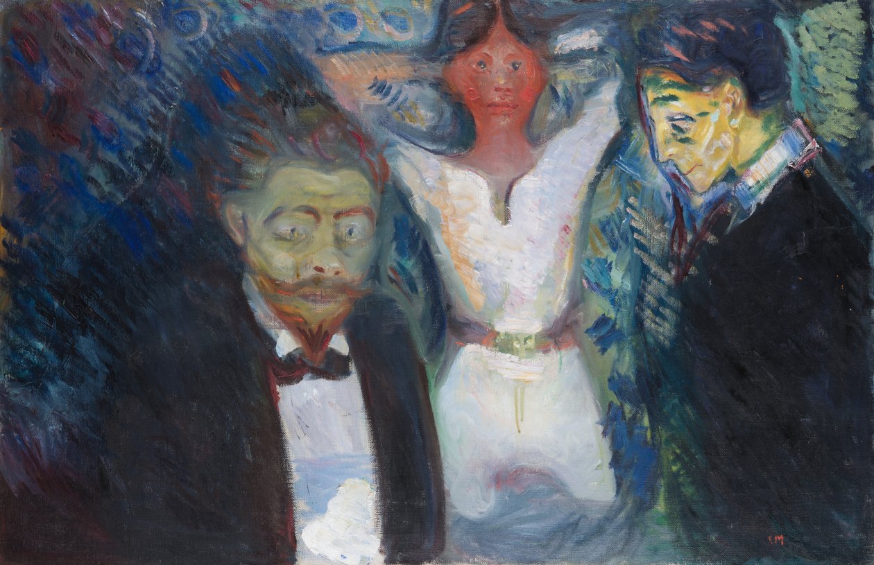 Žárlivost od Edvard Munch