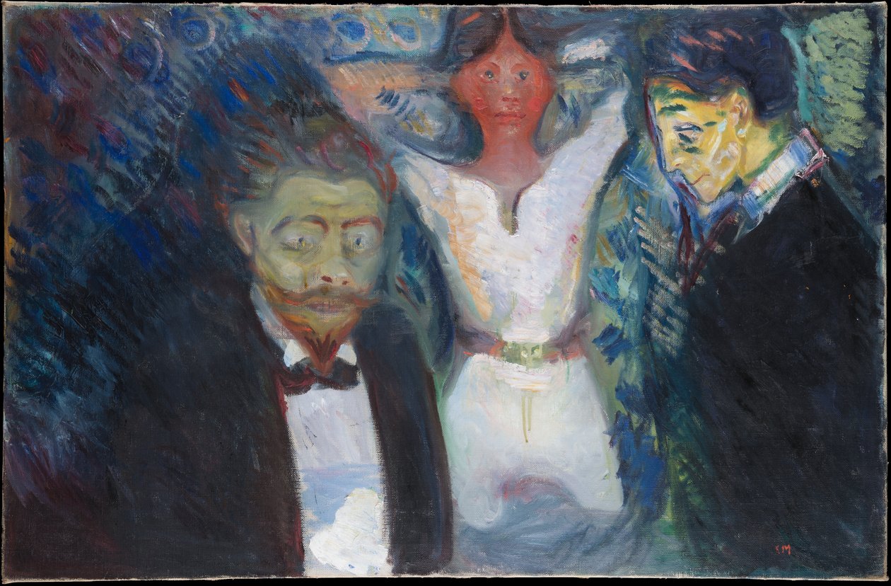 Žárlivost od Edvard Munch