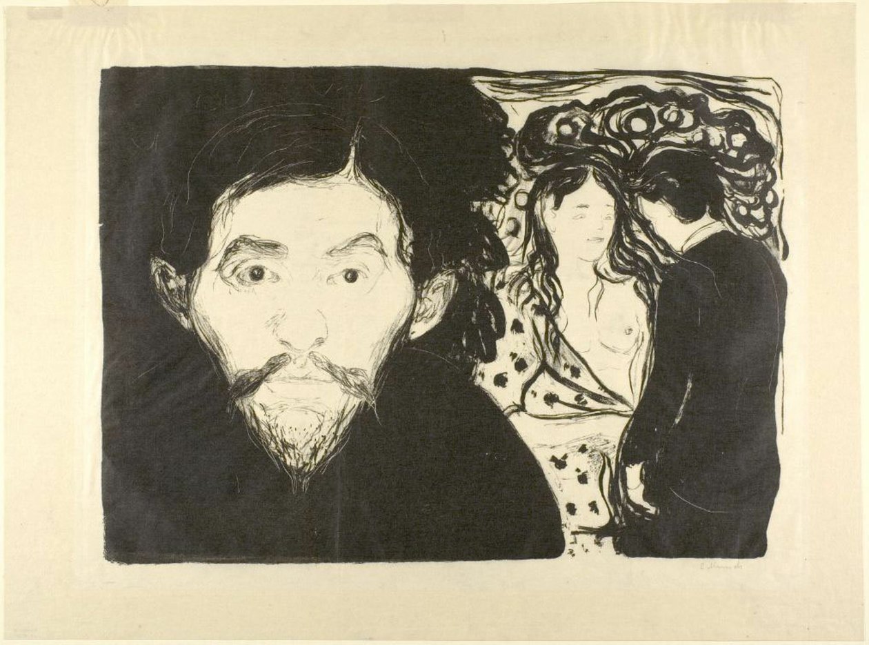 Žárlivost I od Edvard Munch