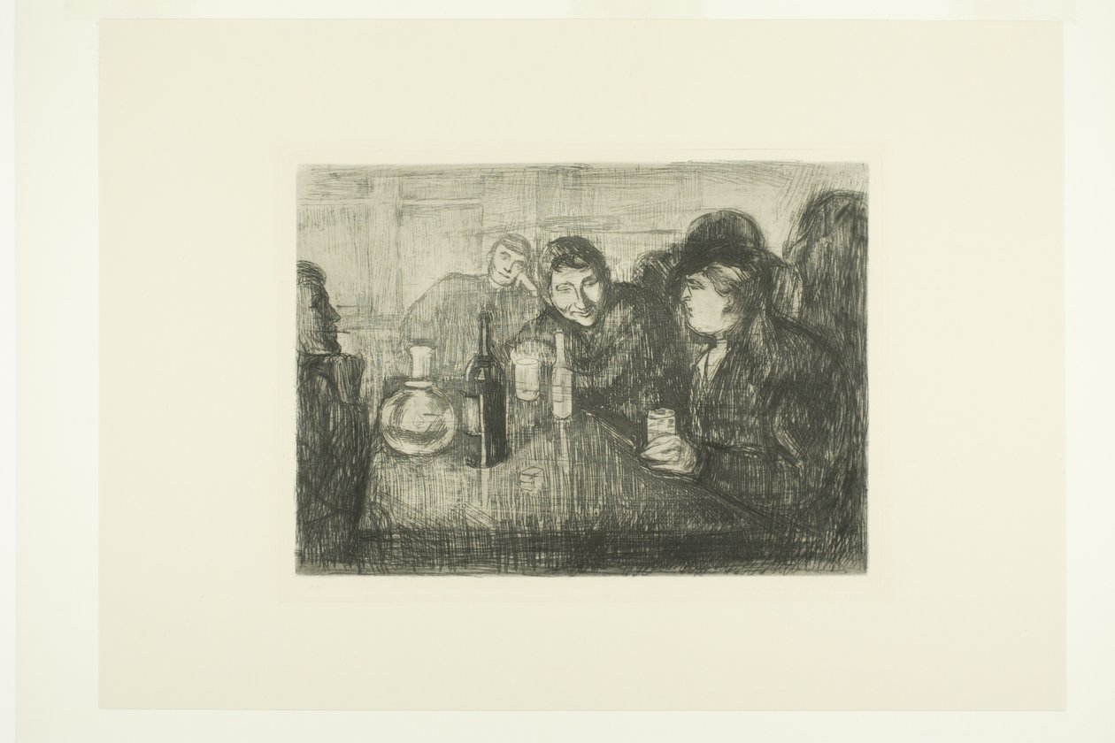 Kristiané Bohemians I od Edvard Munch