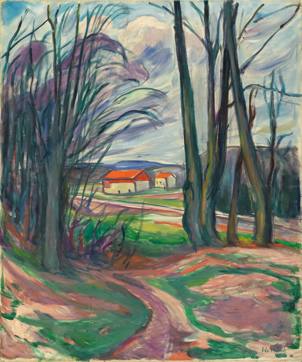 Krajina ve Skoyen, 20. léta 20. století od Edvard Munch