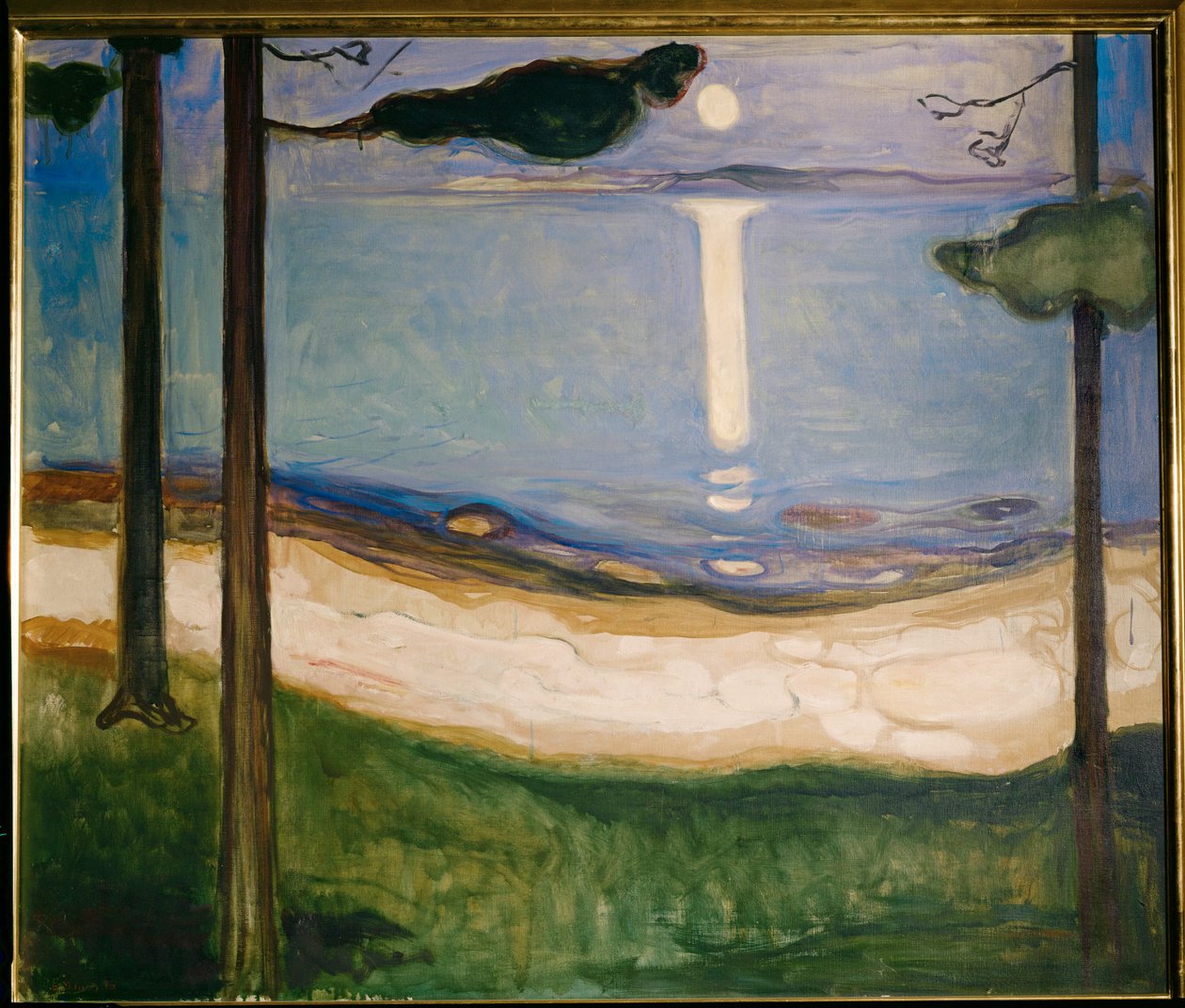 Měsíční svit (olej na plátně) od Edvard Munch