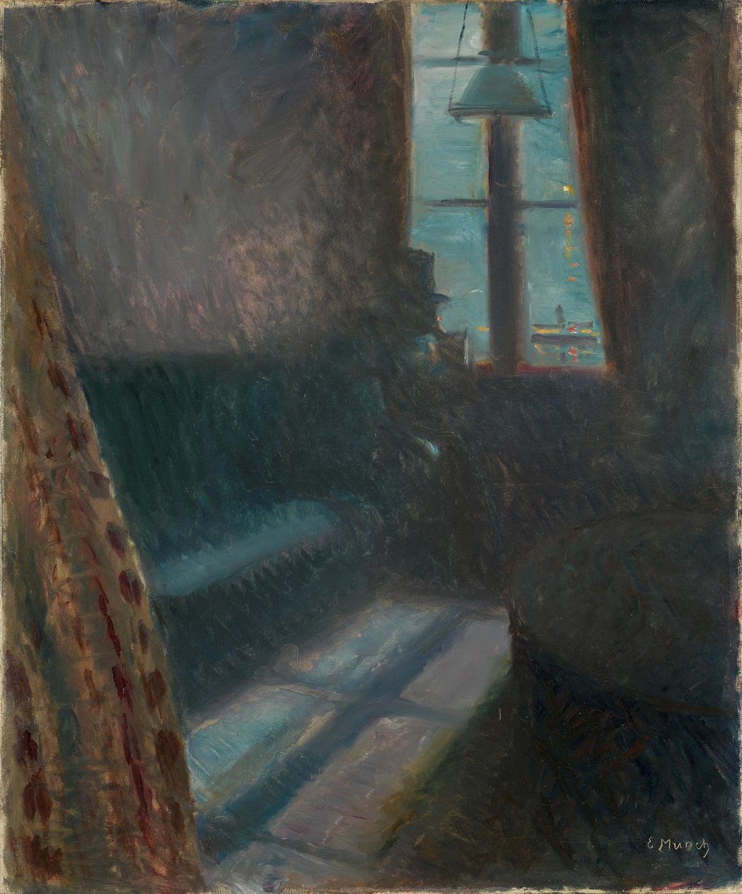 Noc v Saint-Cloud, 1890 od Edvard Munch