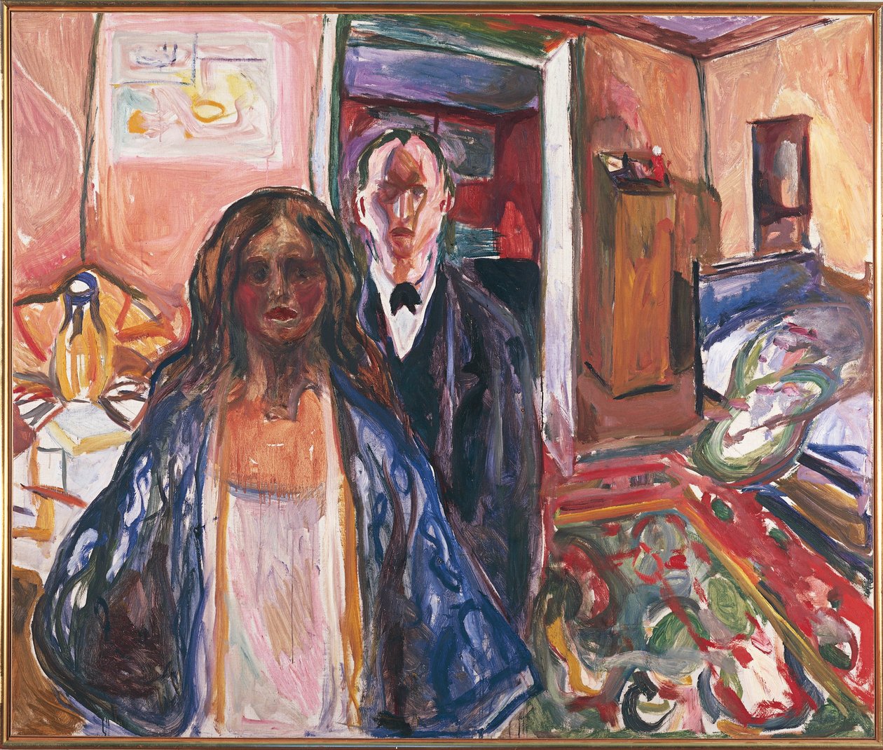 Norsko, Oslo, Umělec a modelka od Edvard Munch