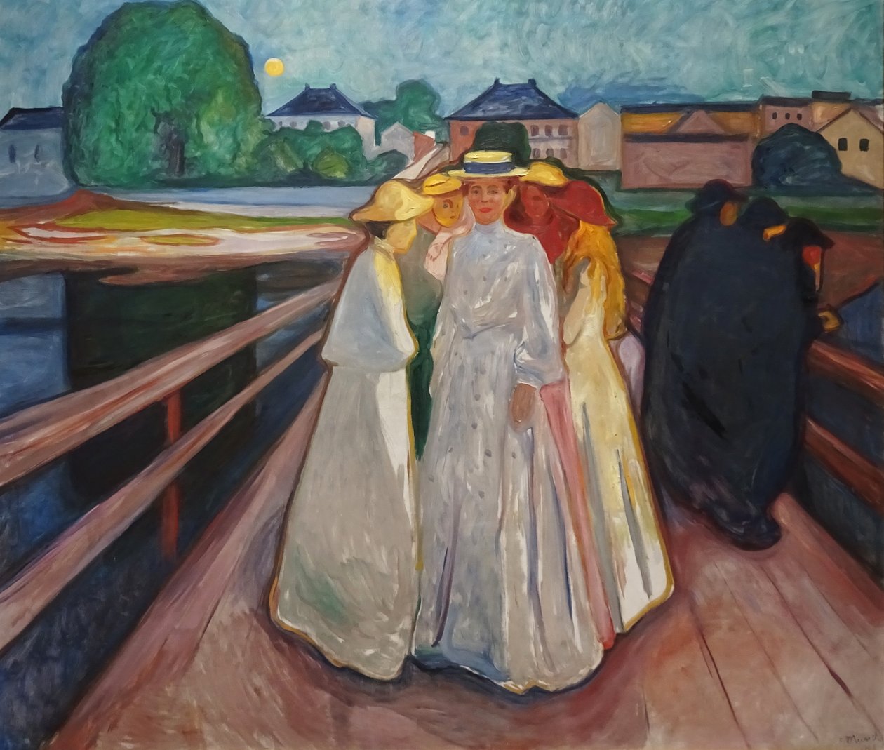 Na mostě od Edvard Munch