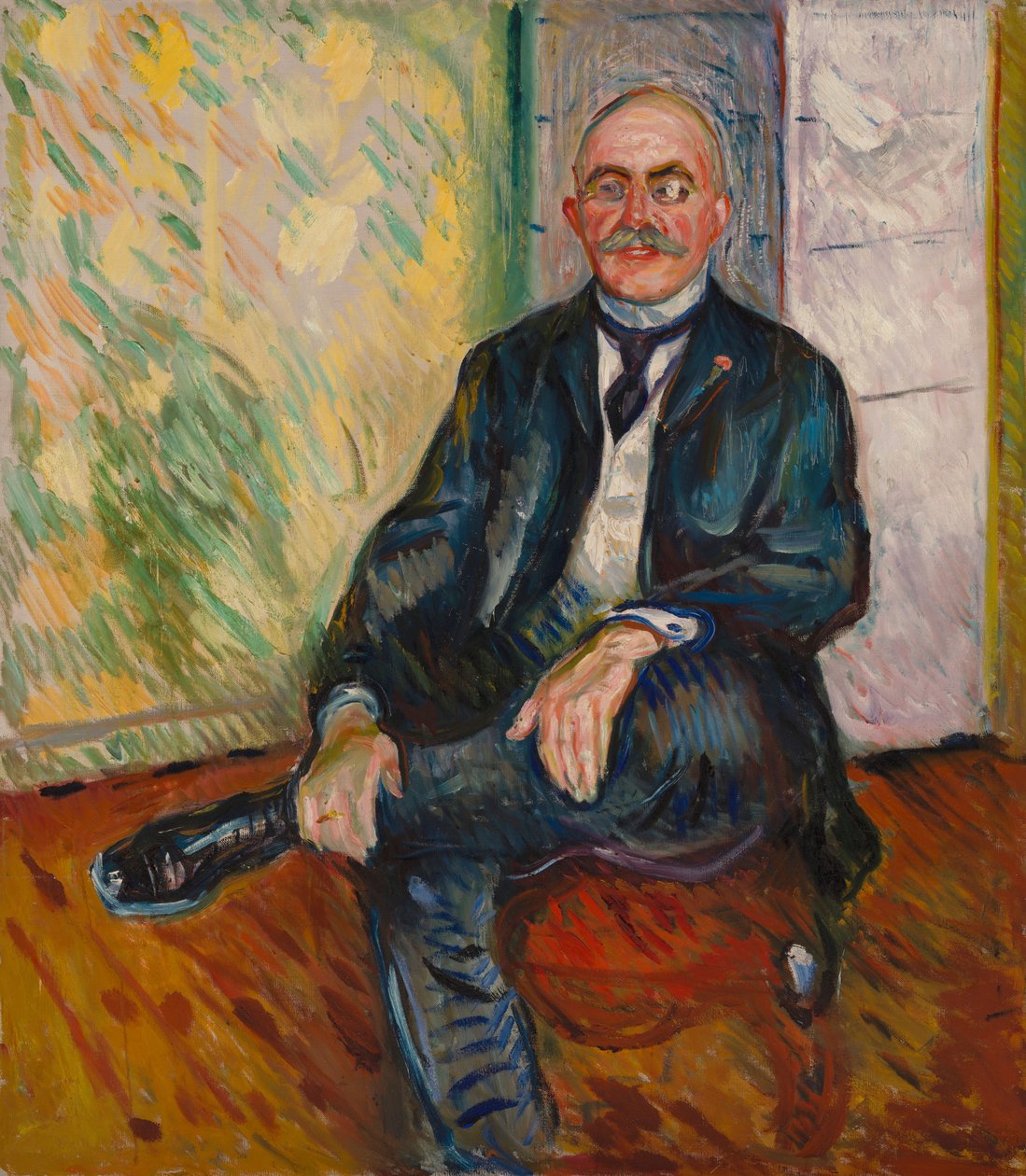 Portrét Gustafa Schieflera od Edvard Munch