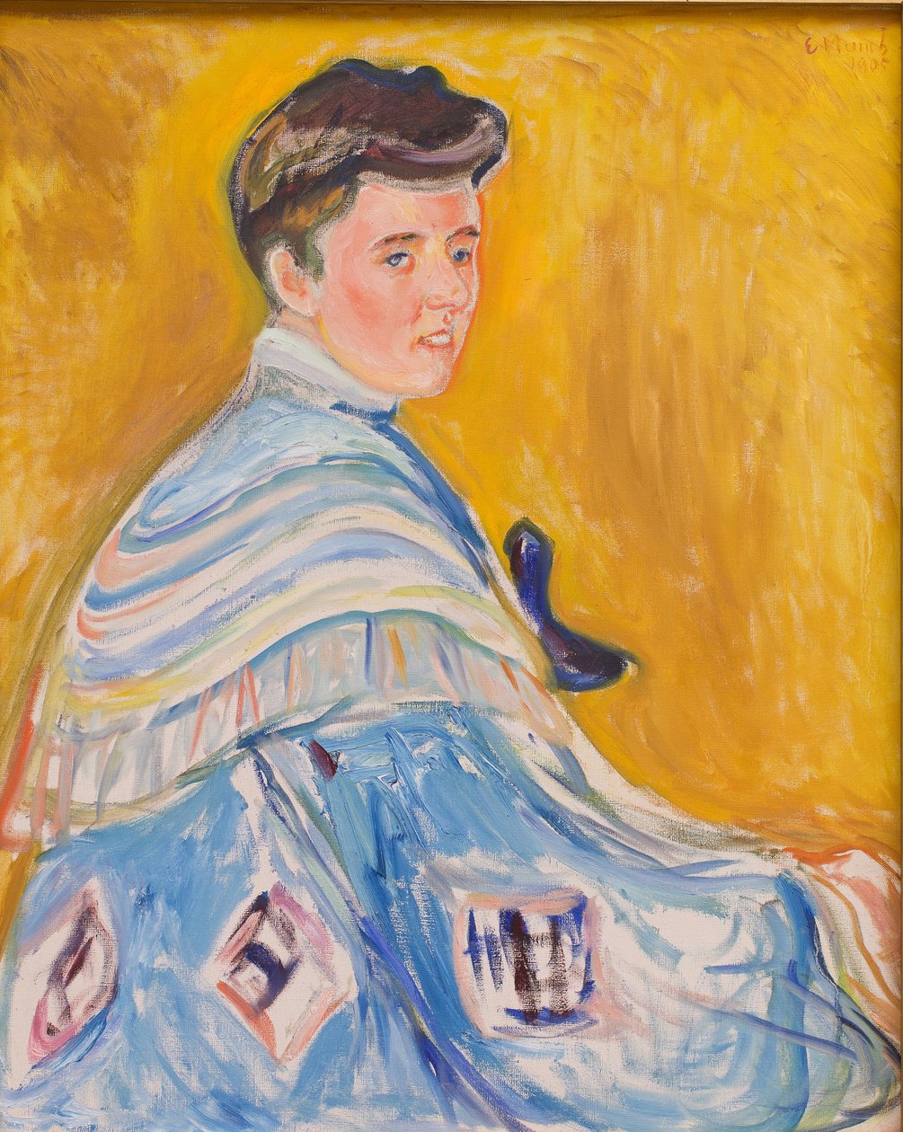 Portrét Hanni Esche, Munch, Edvard (1863-1944). Olej na plátně od Edvard Munch