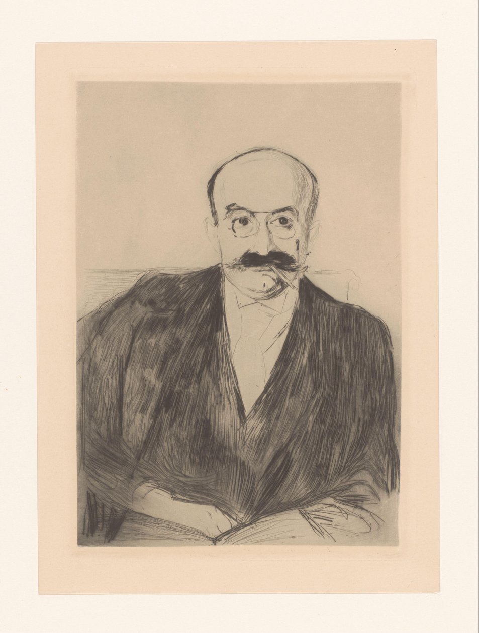 Portrét Dr. Max Ash od Edvard Munch