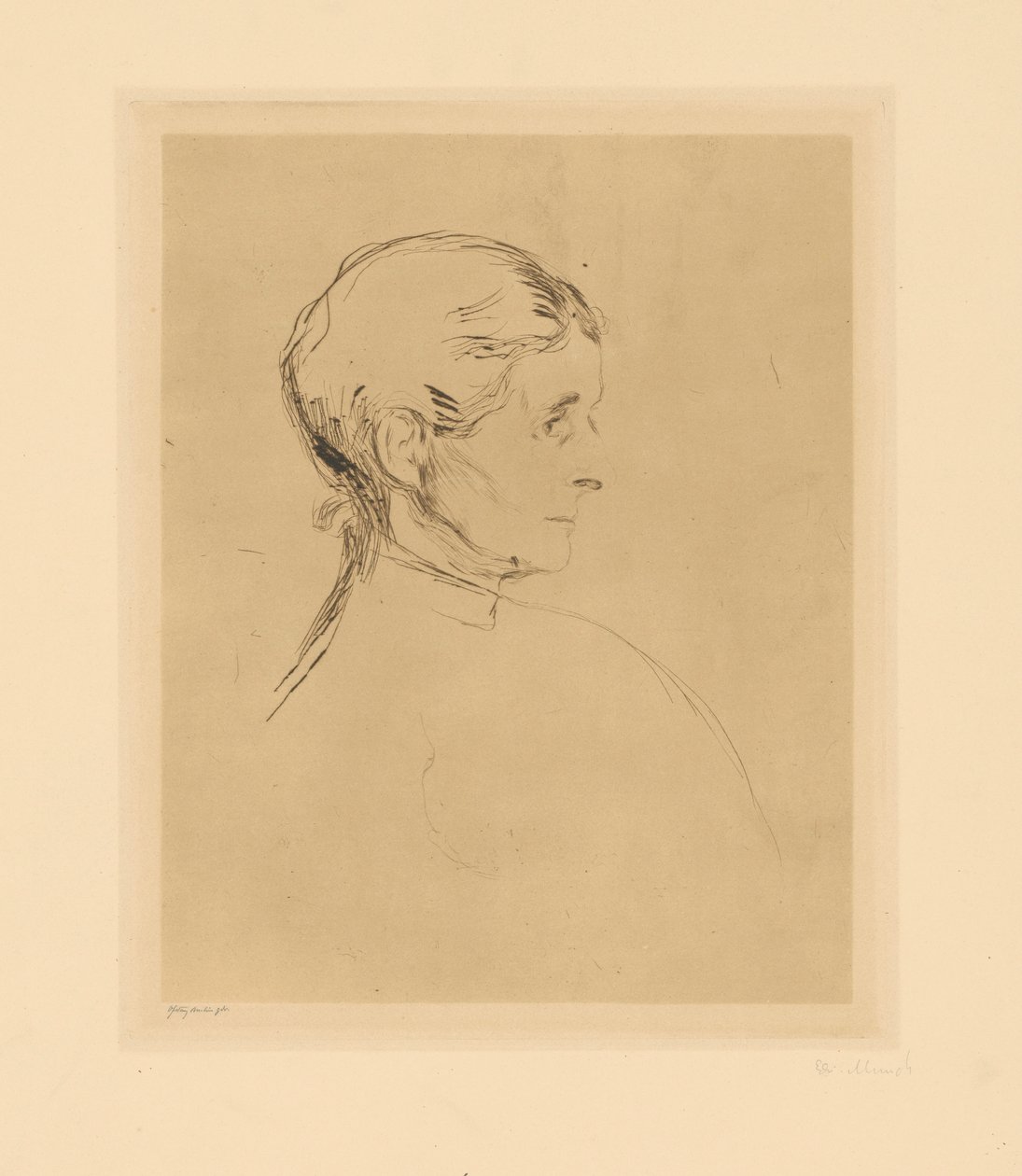 Ragnhild Heibergová od Edvard Munch