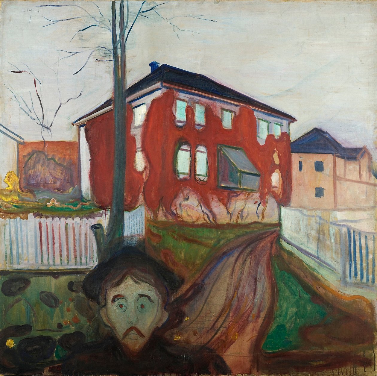 Creeper z červené Virginie od Edvard Munch