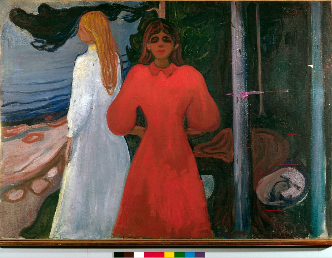 Červená a bílá od Edvard Munch