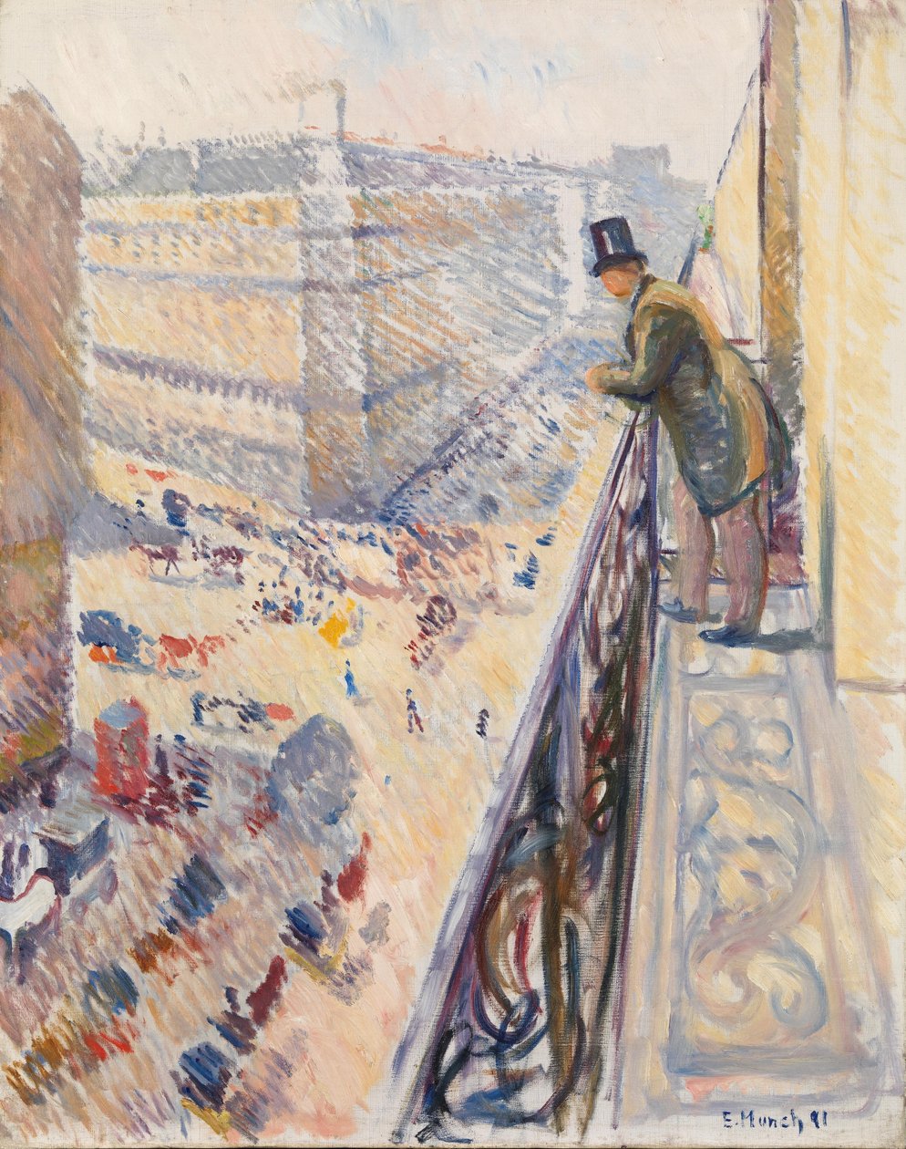 Rue Lafayette od Edvard Munch