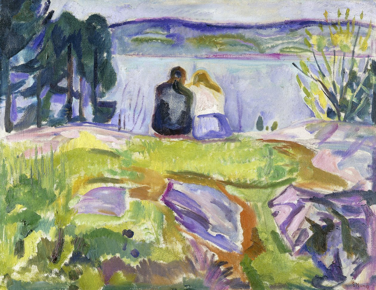 Jaro (Milenci u břehu) od Edvard Munch