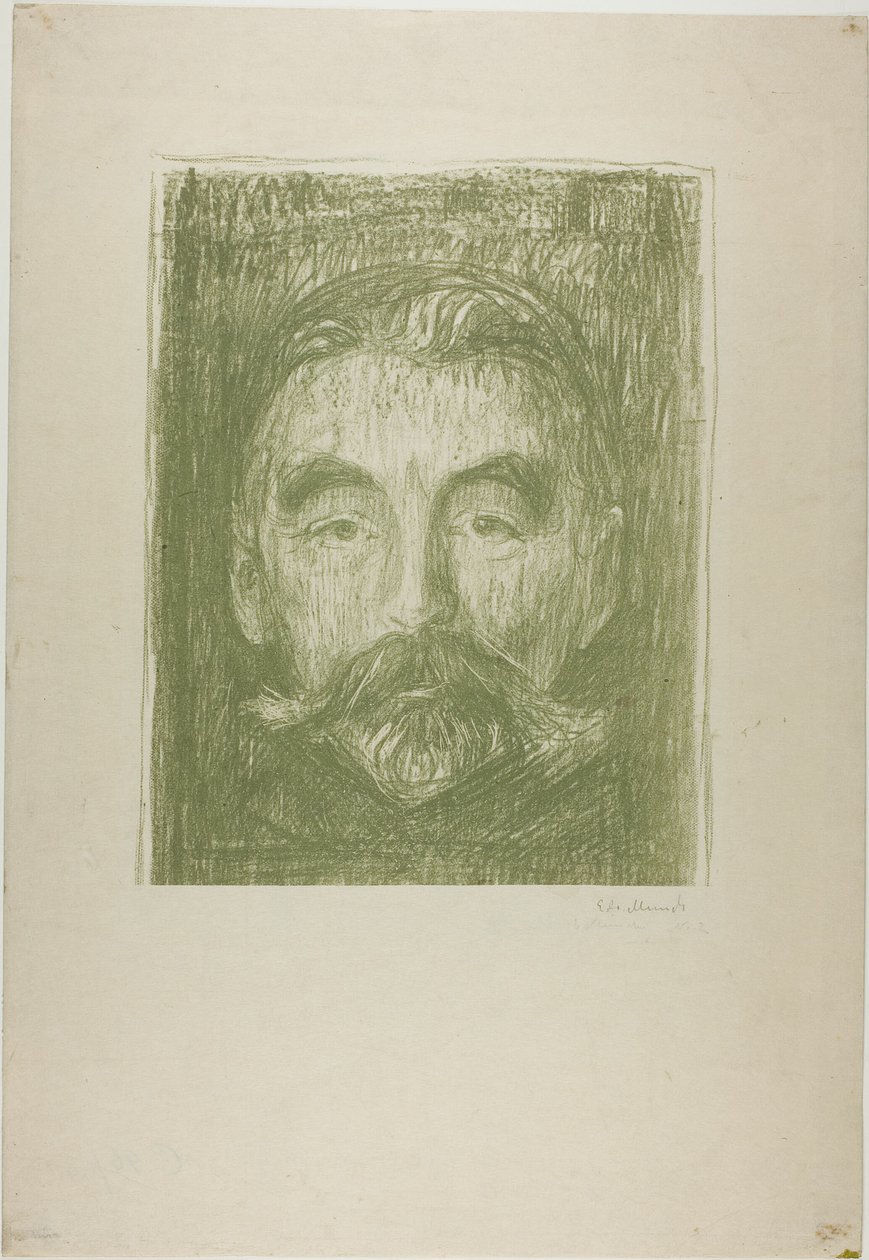 Stephane Mallarme od Edvard Munch