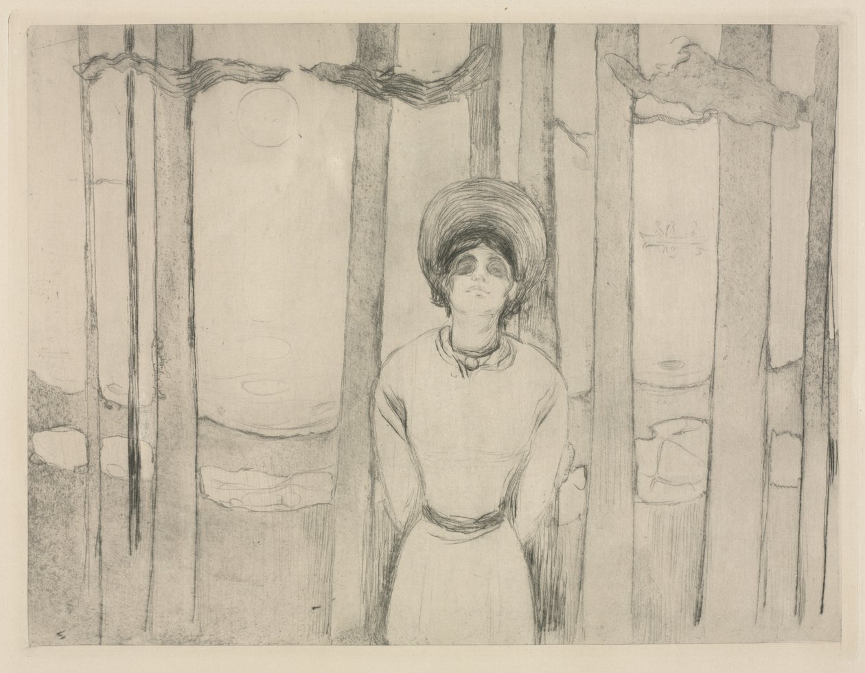 Letní noc  (The Voice) od Edvard Munch