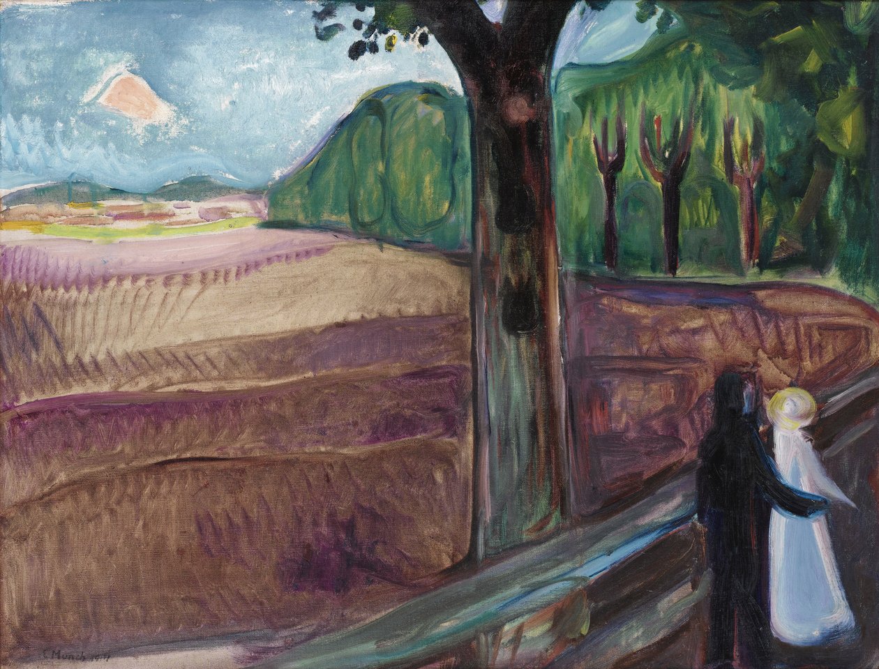 Letní noc Letní noc, 1917 od Edvard Munch
