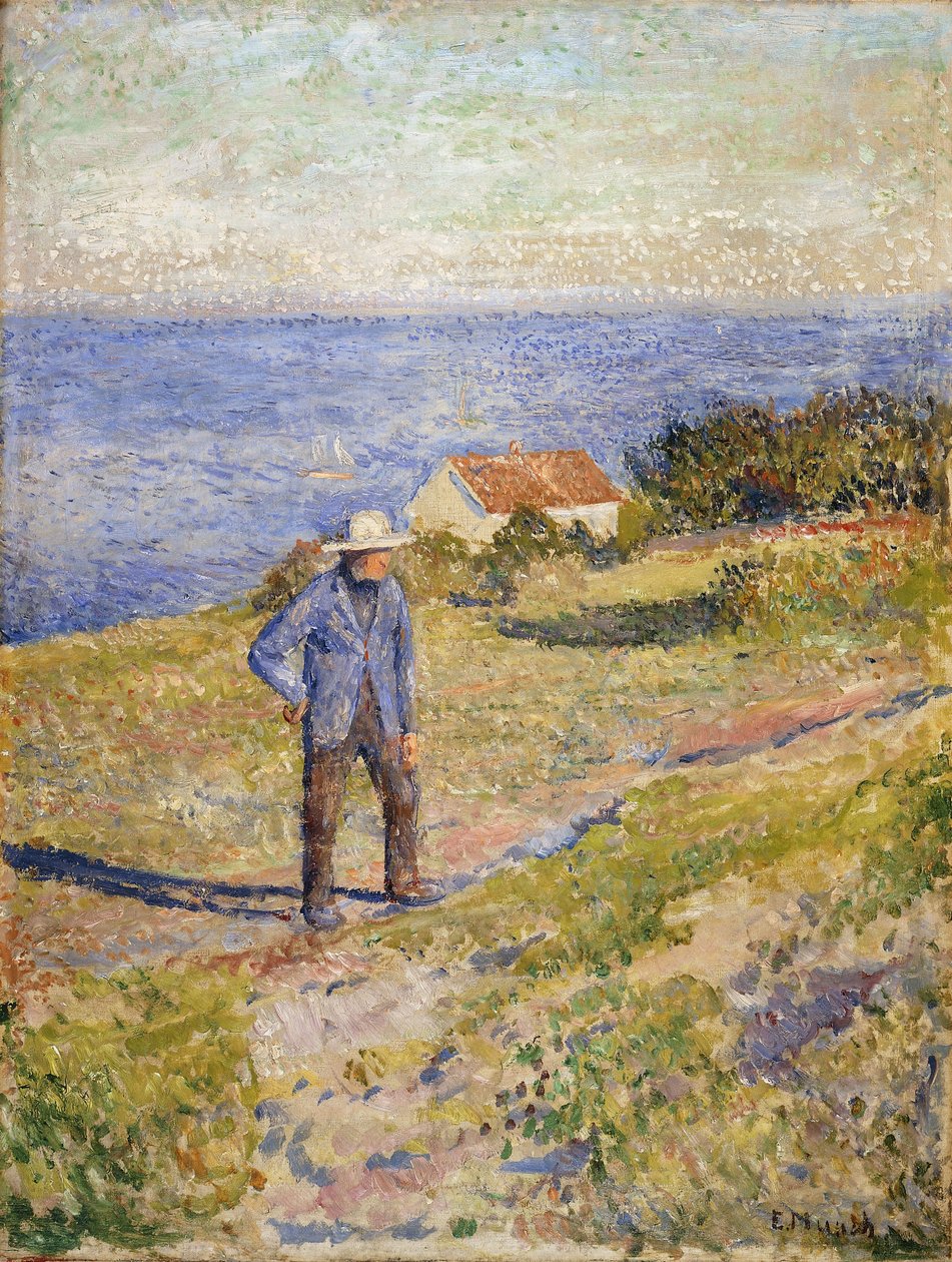 Léto v Asgardstrandu, kolem 1890-1892 (olej na plátně) od Edvard Munch
