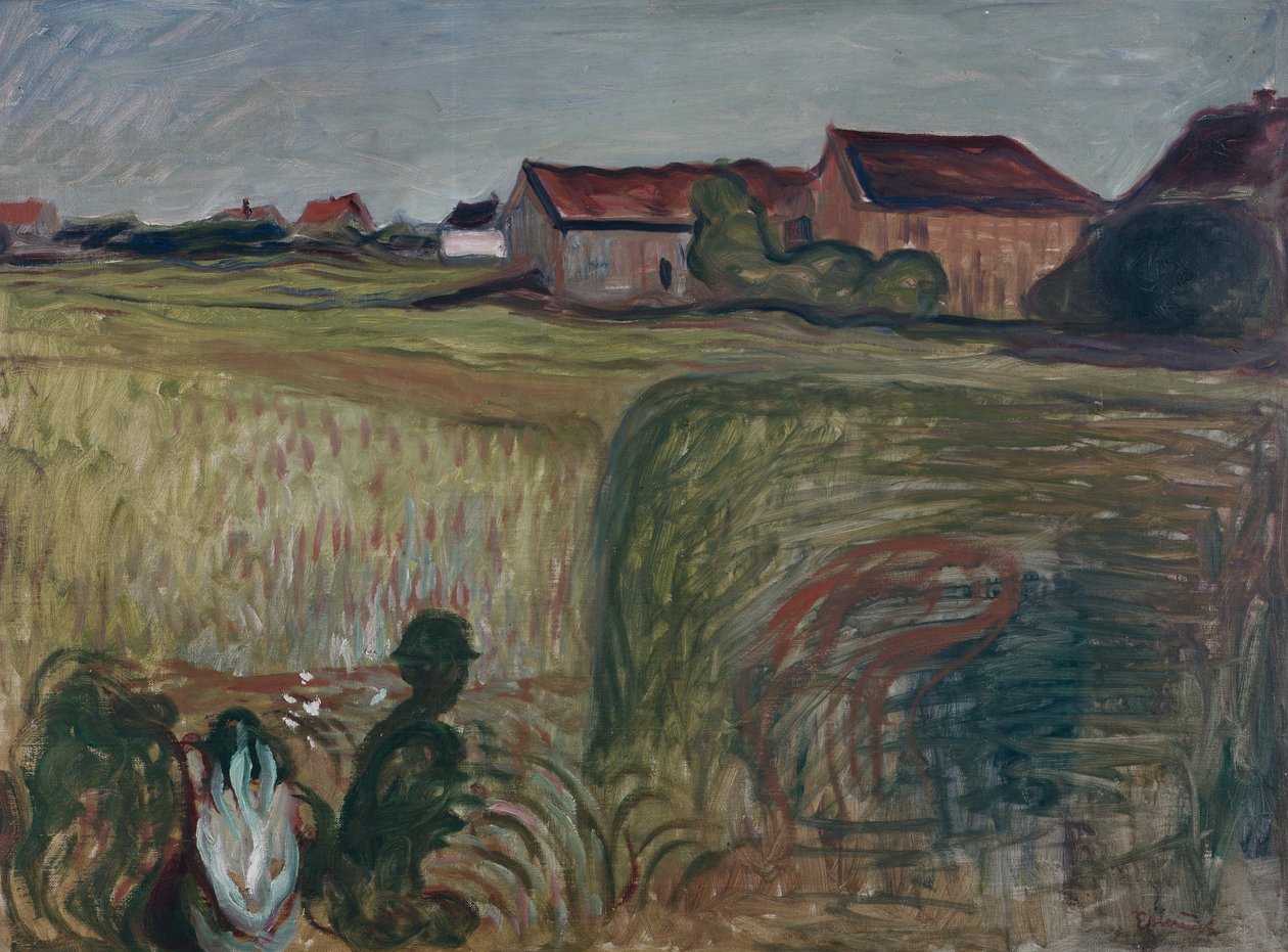 Letní noc od Edvard Munch