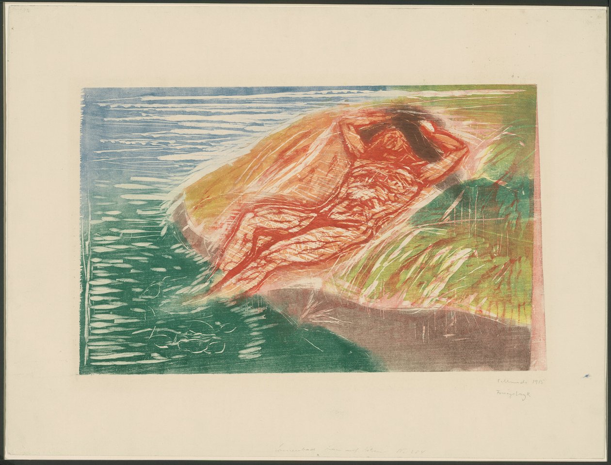 Opalování I od Edvard Munch