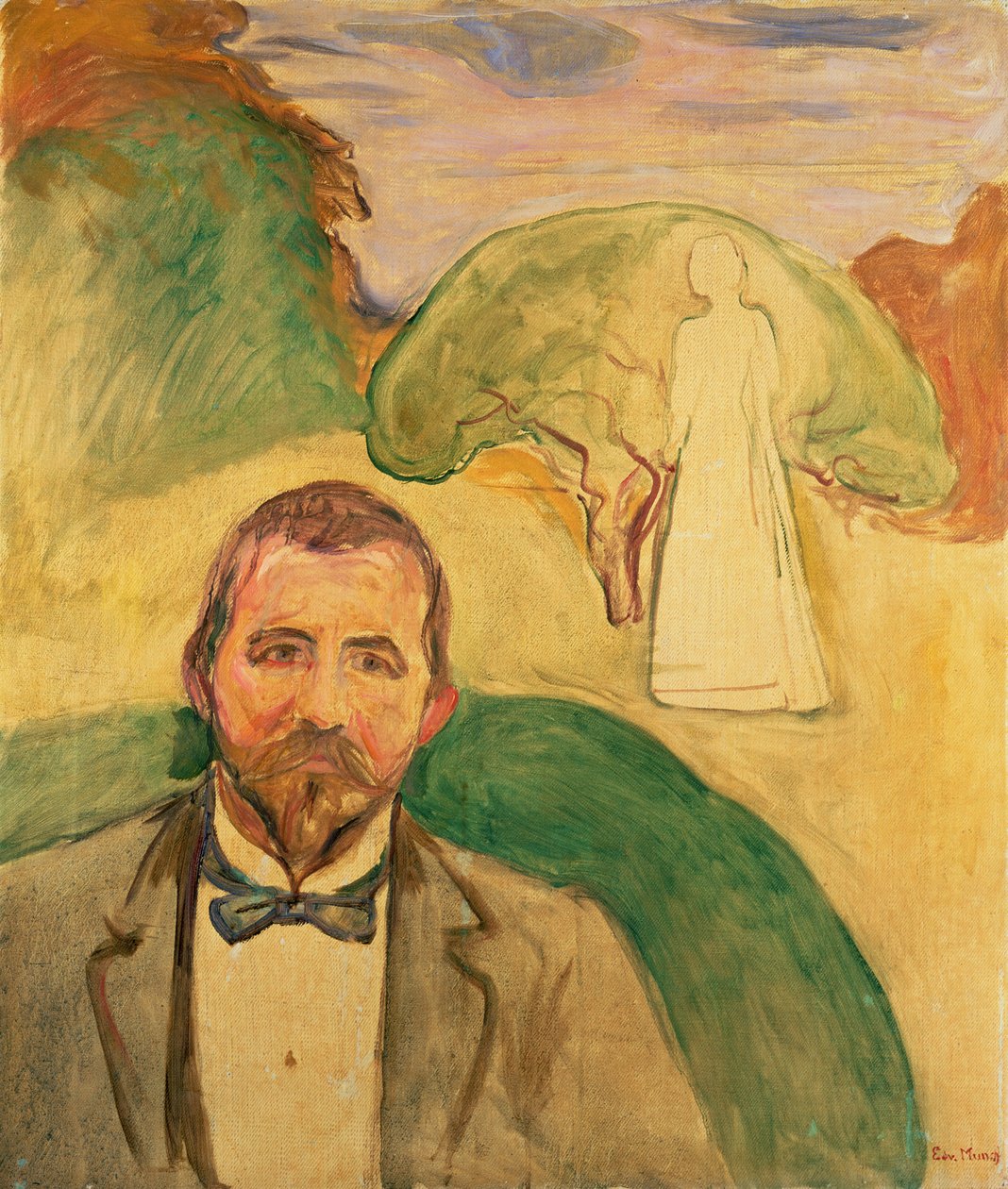 Sen, kolem roku 1900 (olej na plátně) od Edvard Munch