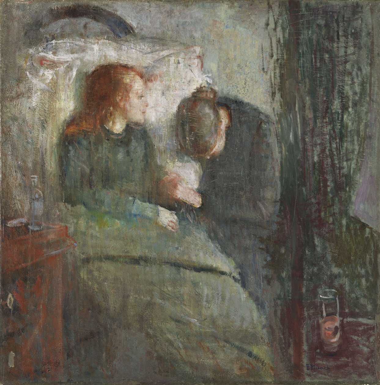 Nemocné dítě od Edvard Munch