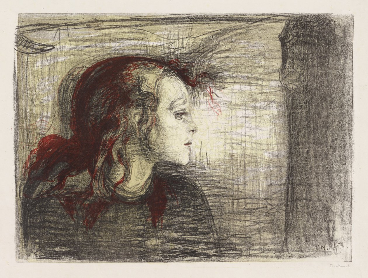 Nemocné dítě I od Edvard Munch