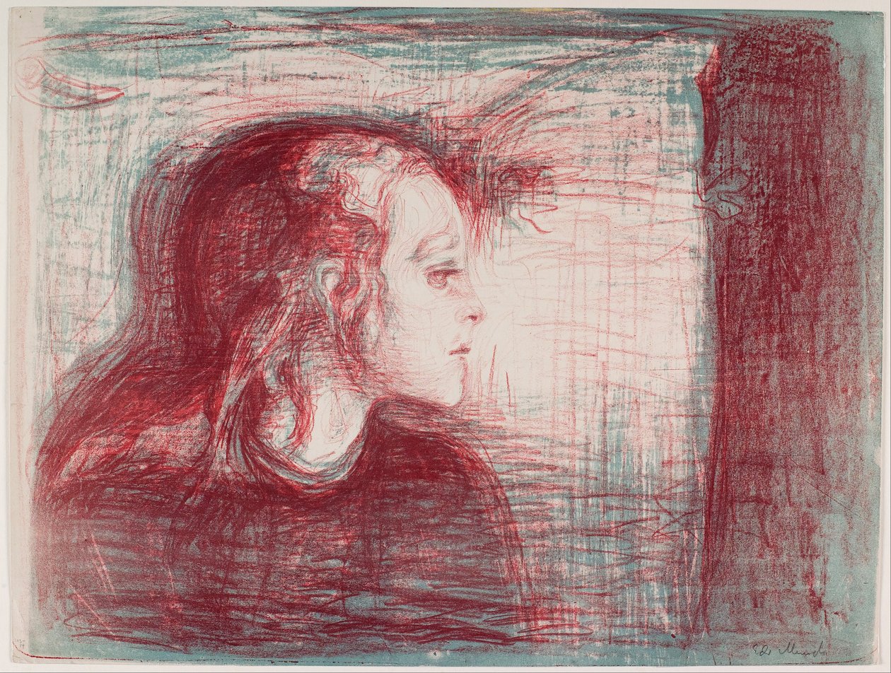Nemocné dítě I od Edvard Munch