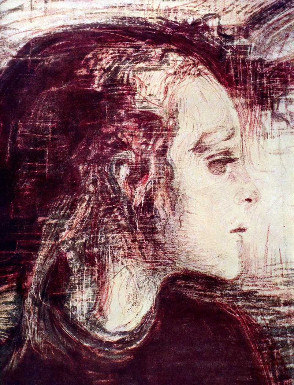 Nemocná dívka, 1907 od Edvard Munch