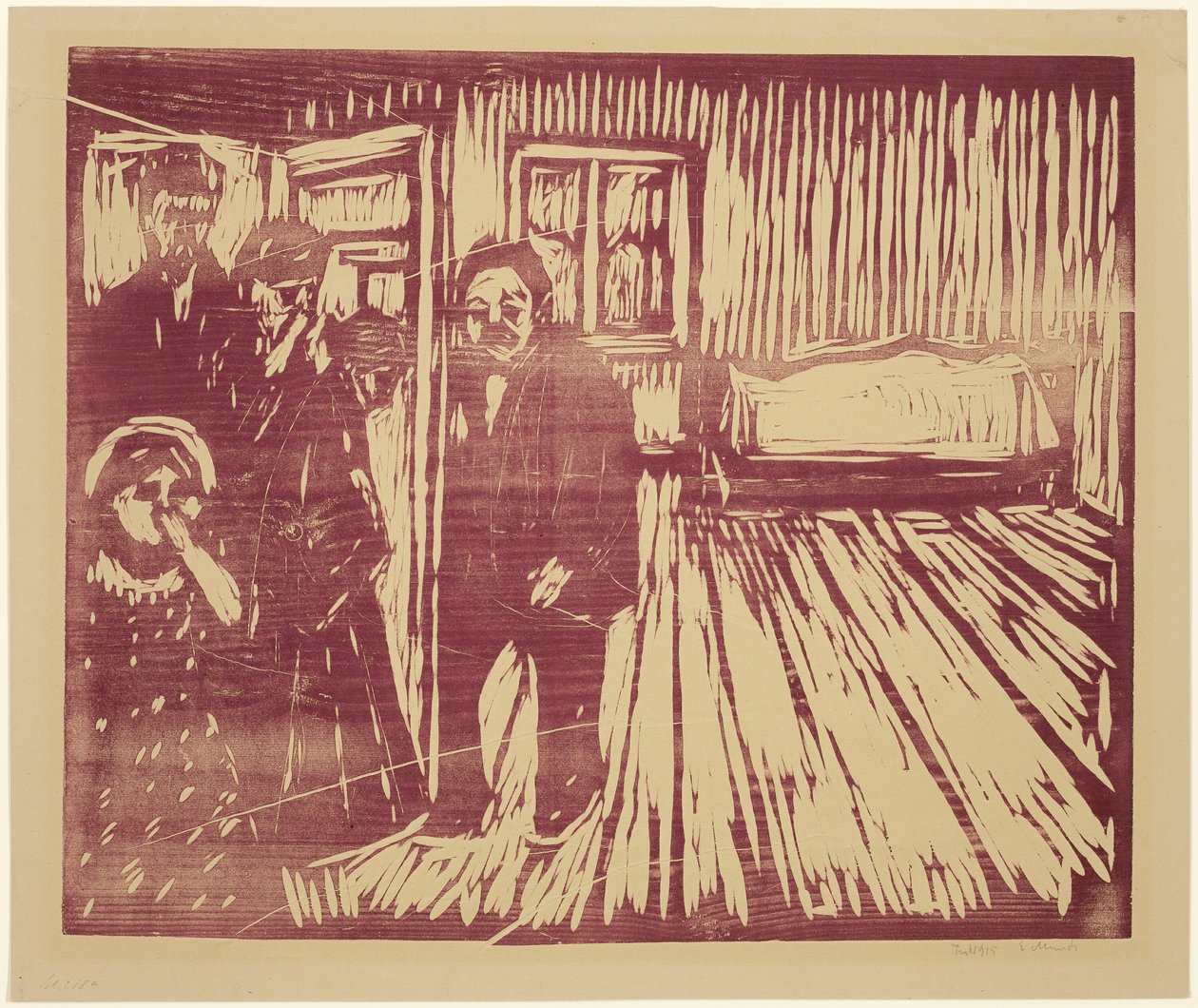 Pach smrti od Edvard Munch