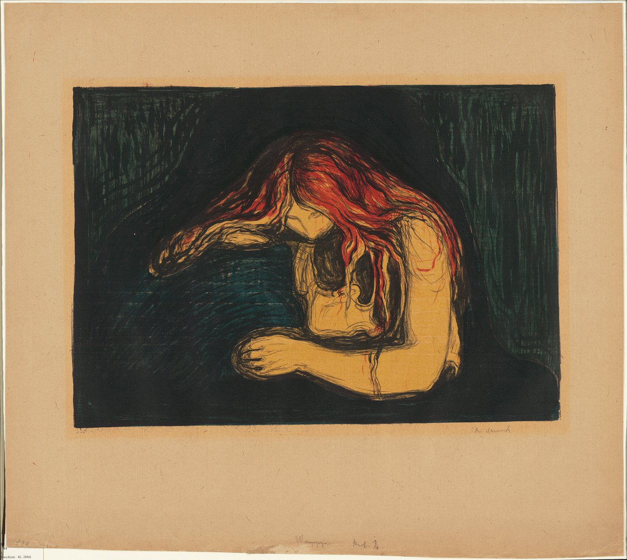 Upír II od Edvard Munch