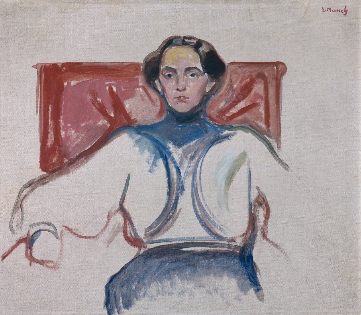 Zdravotní sestra od Edvard Munch