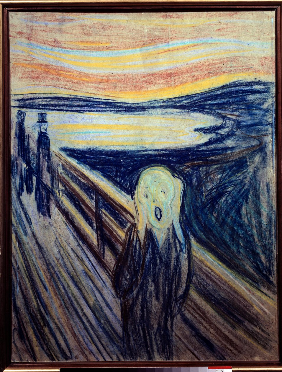 Křik. Obraz Edvarda Muncha od Edvard Munch