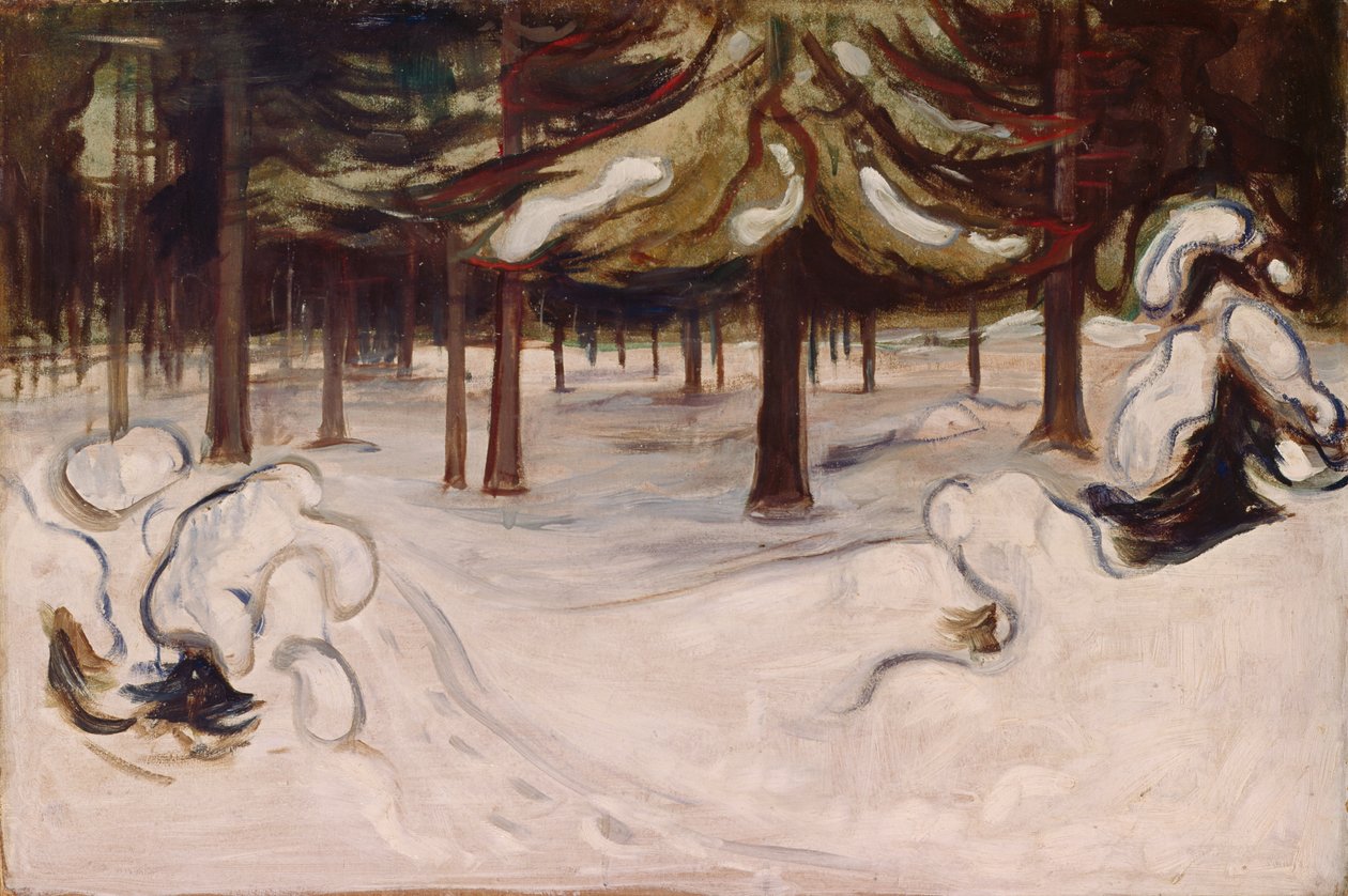 Zimní od Edvard Munch
