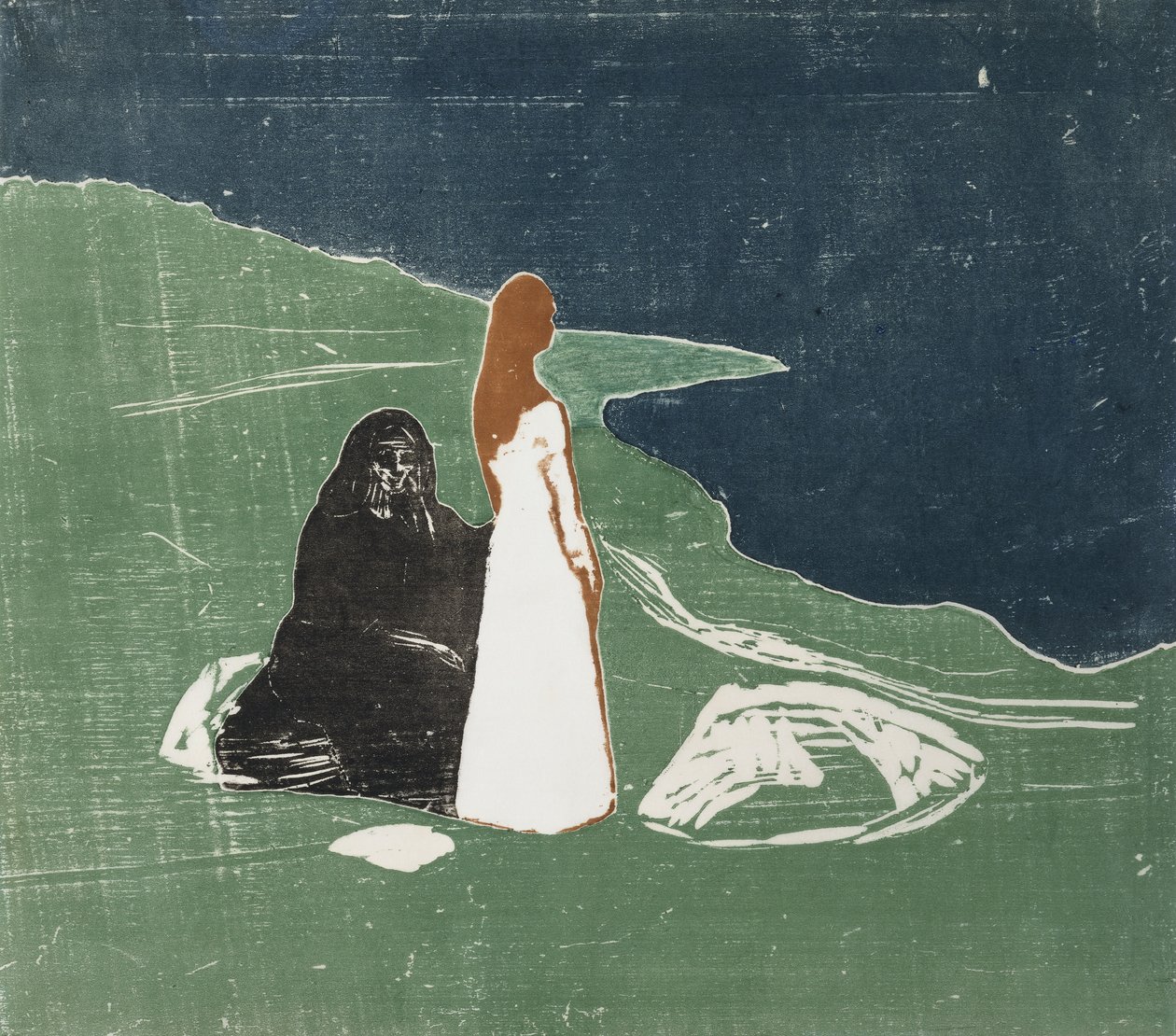 Ženy na pobřeží; ženy na pobřeží od Edvard Munch