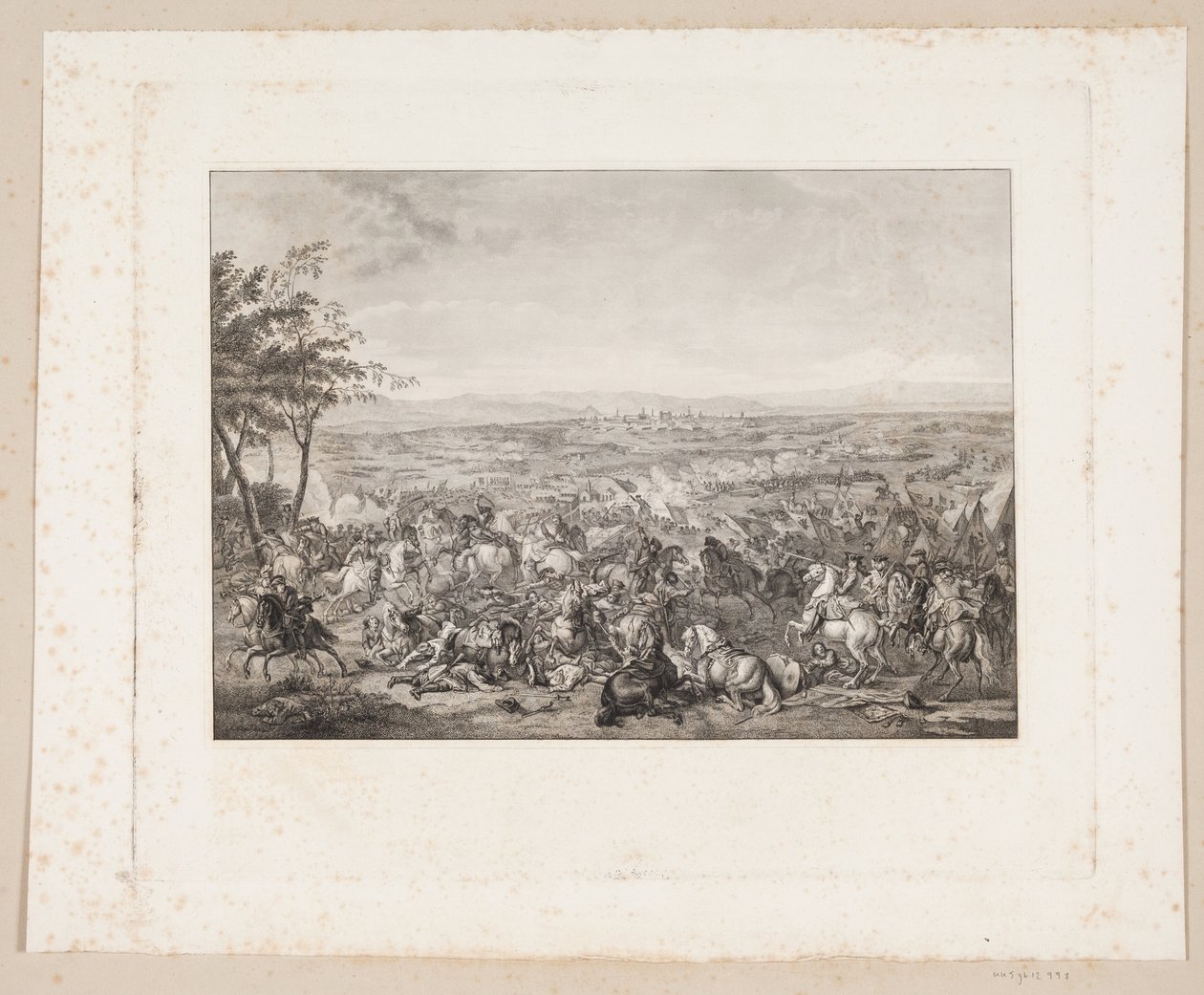 Bitva u Turína 1706 od Edvard Sonne